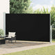 Écran de jardin vidaxl extensible 200x500 cm noir