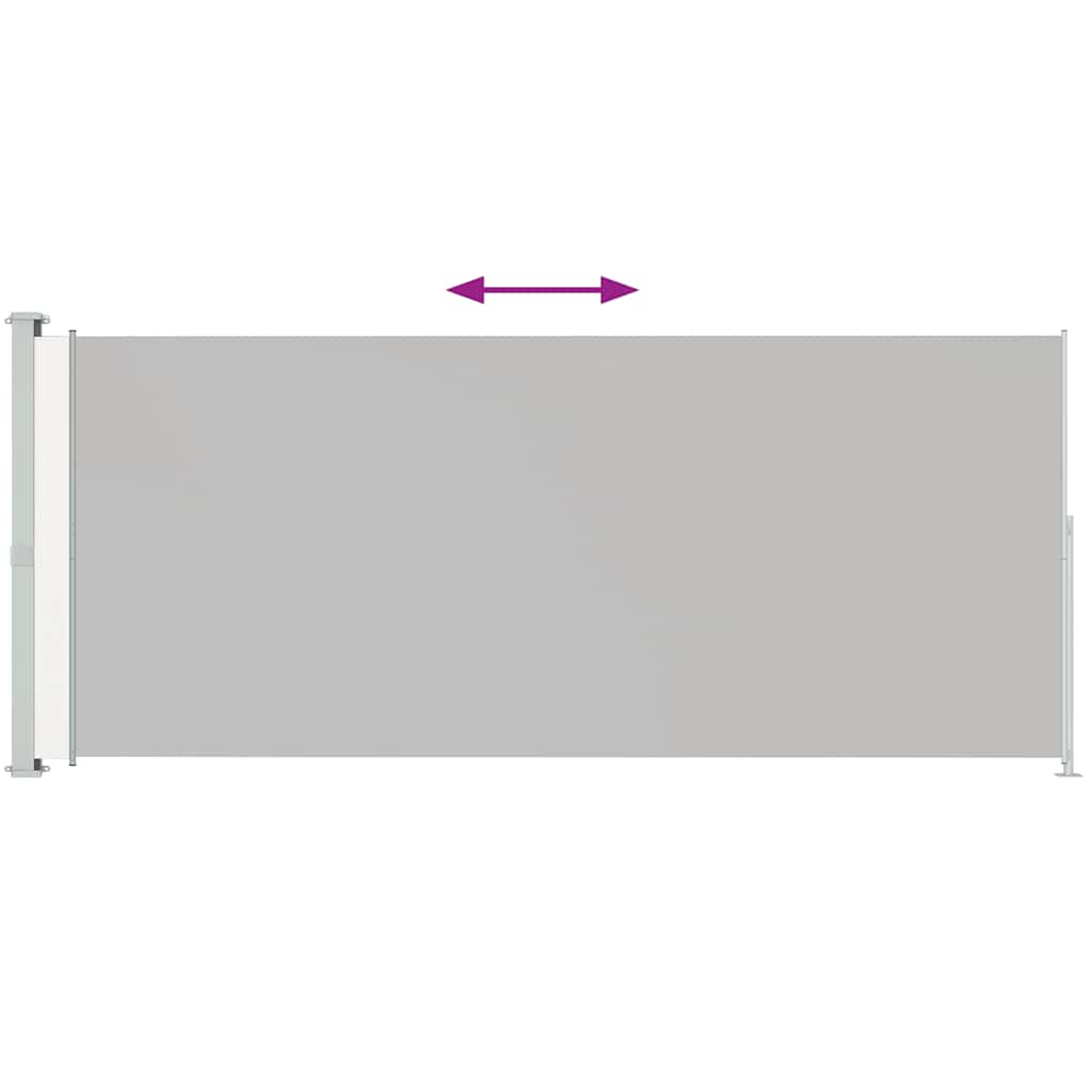 Écran de jardin vidaxl extensible 200x500 cm crème