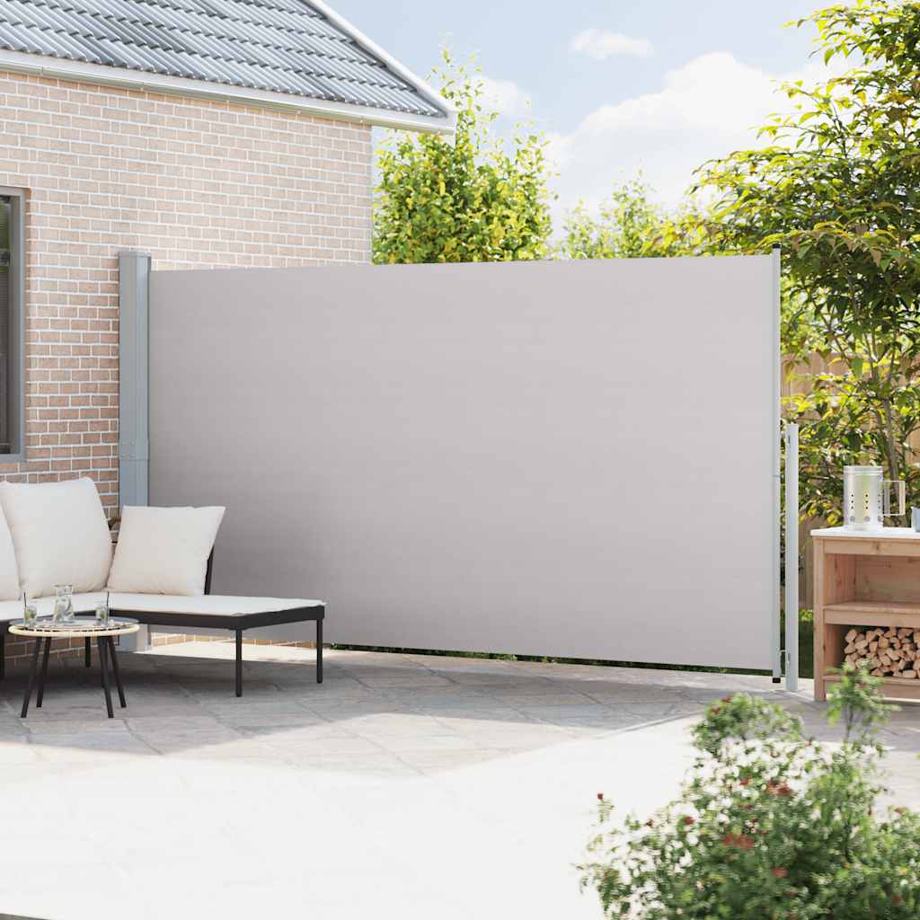 Écran de jardin vidaxl extensible 200x500 cm gris
