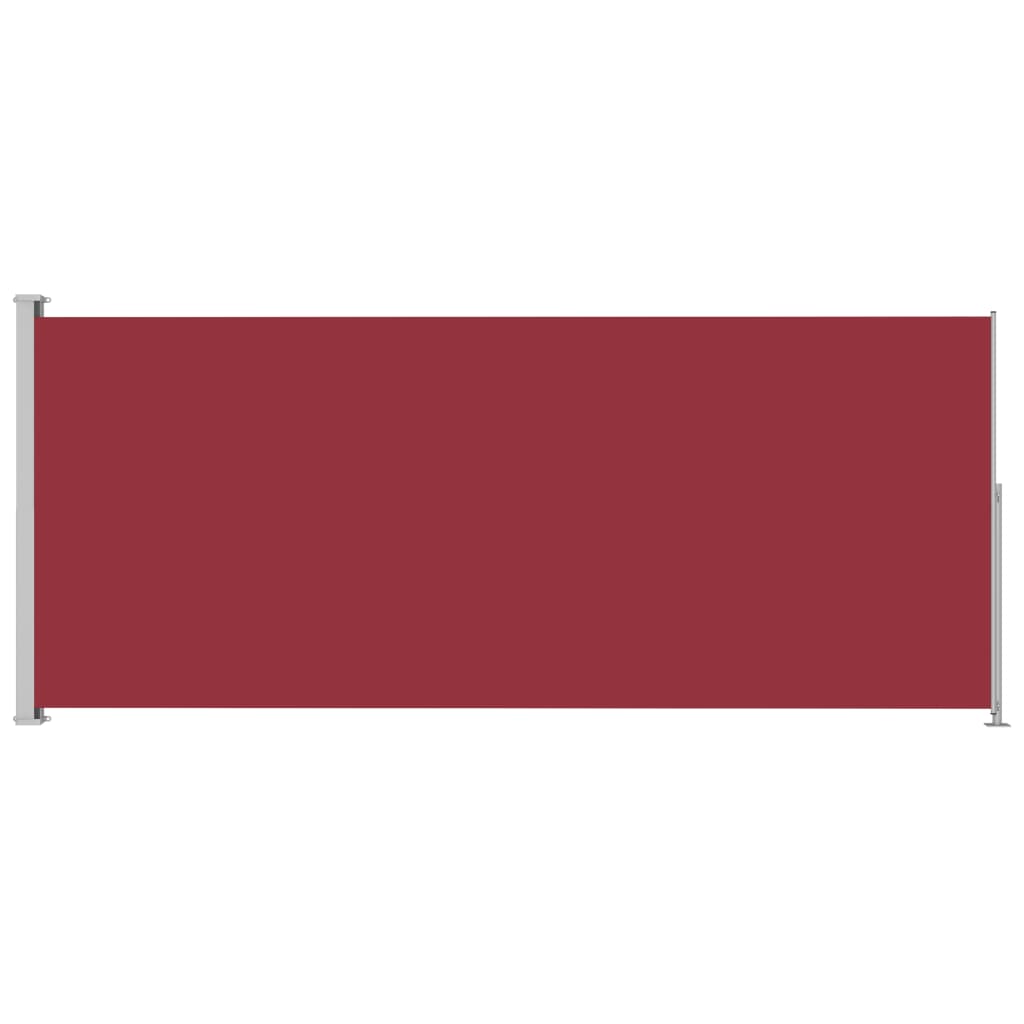 Écran de jardin vidaxl extensible 200x500 cm rouge