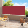 Écran de jardin vidaxl extensible 200x500 cm rouge