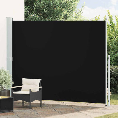 Écran de jardin vidaxl extensible 220x300 cm noir