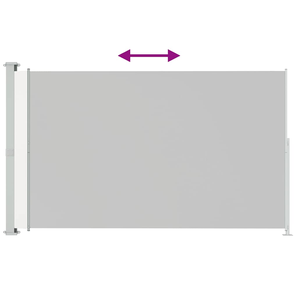 Écran de jardin vidaxl extensible 220x300 cm crème