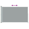 Écran de jardin vidaxl extensible 220x300 cm gris
