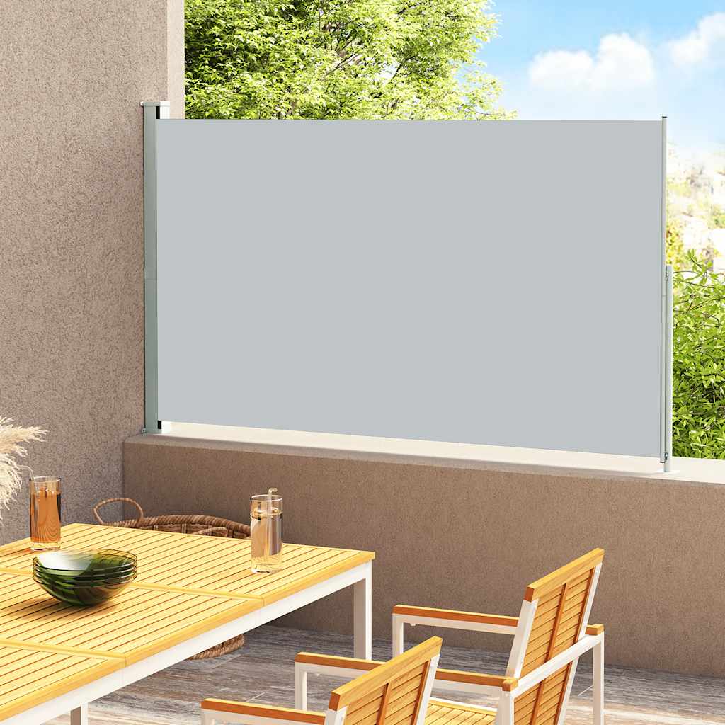 Écran de jardin vidaxl extensible 220x300 cm gris