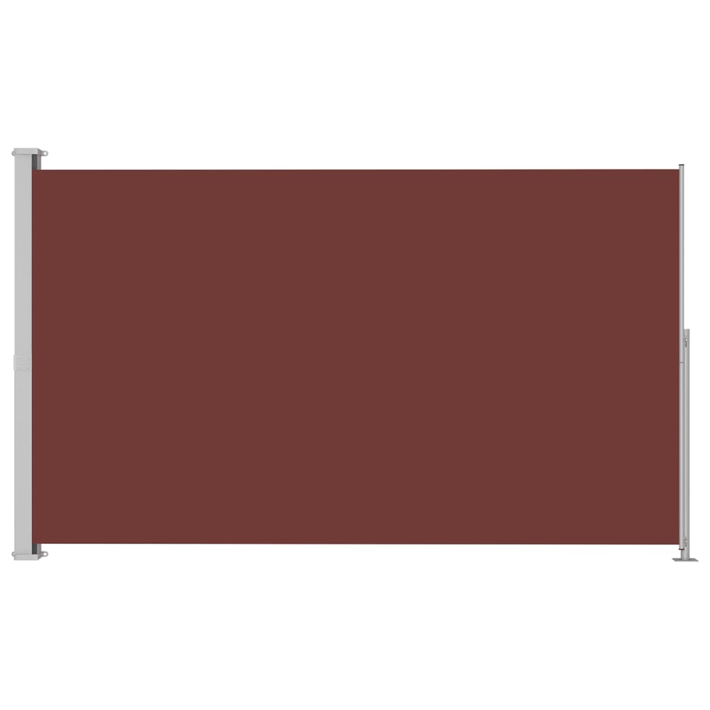 Écran de jardin vidaxl extensible 220x300 cm brun