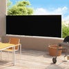 Écran de jardin vidaxl extensible 220x500 cm noir