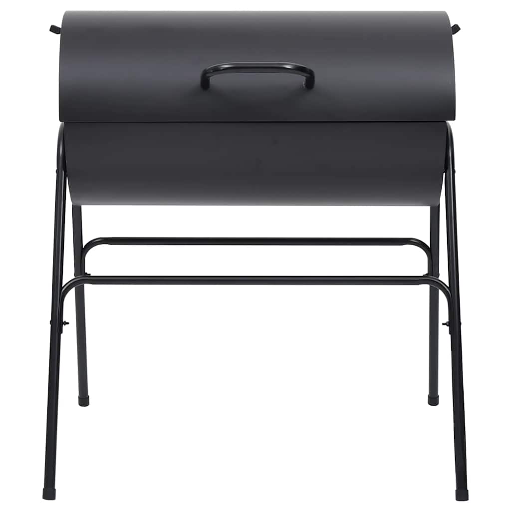 Vidaxl Barbecue gras avec 2 grilles de cuisson 80x95x90 cm en acier noir