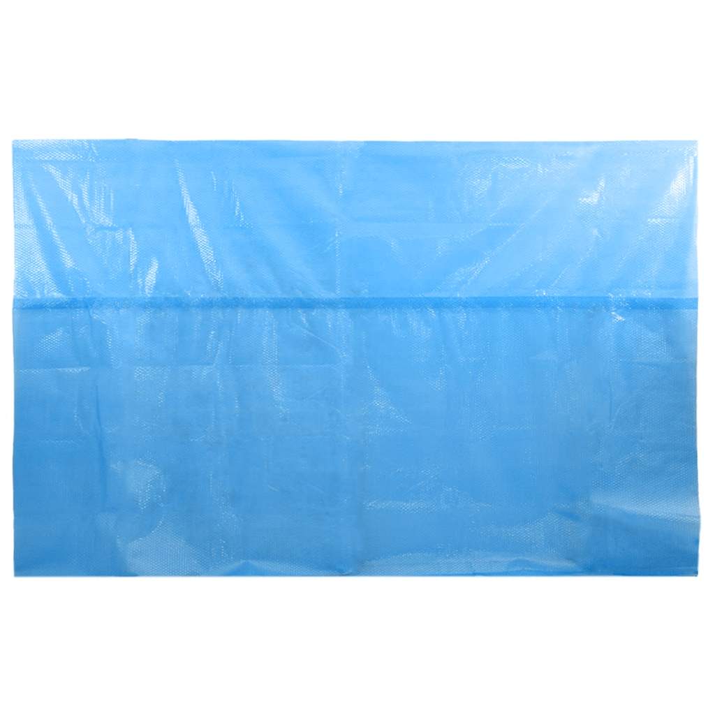 Couverture de piscine vidaxl rectangulaire 600x400 cm PE bleu
