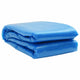 Couvercle de piscine vidaxl rectangulaire 1000x600 cm PE bleu