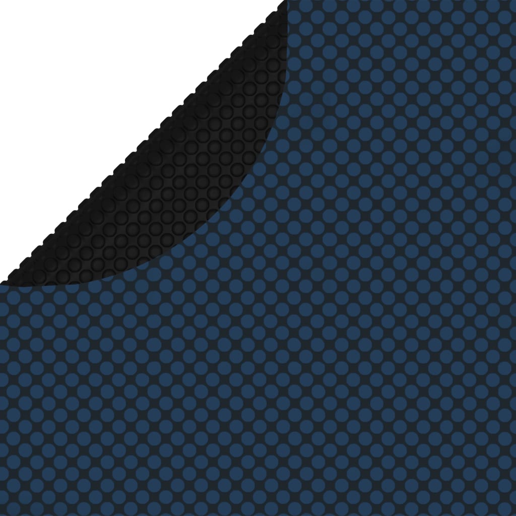 Vidaxl Pool Foil solaire flottant 356 cm PE noir et bleu