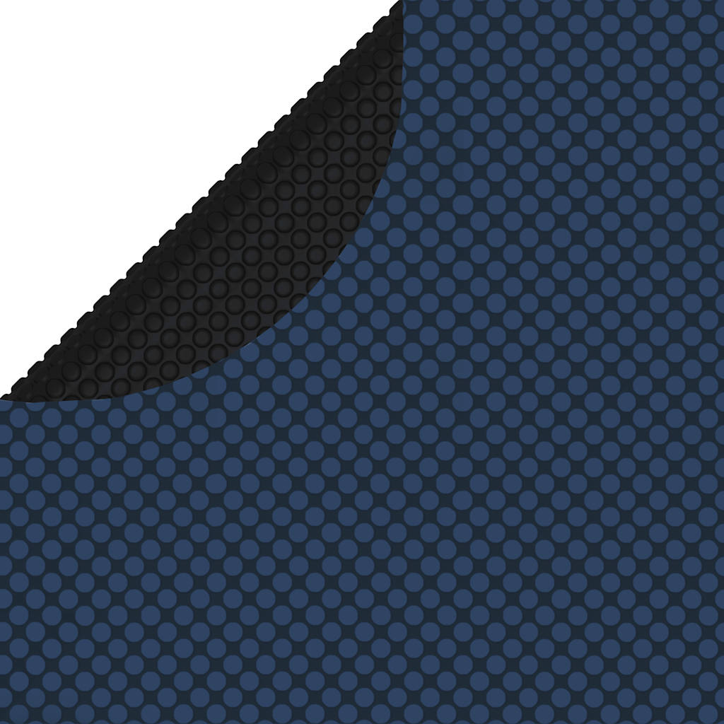 Vidaxl Pool Foil Solar Floating 417 cm PE noir et bleu