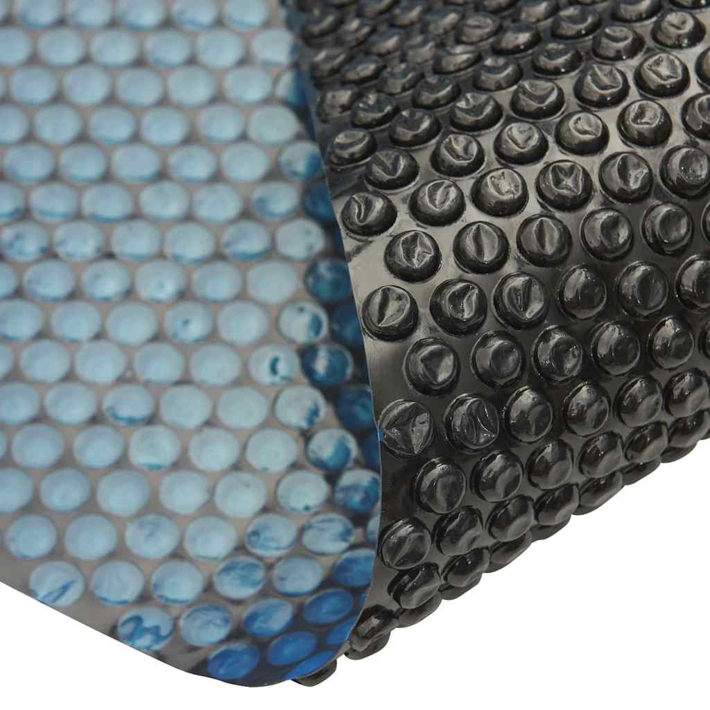 Vidaxl Pool Foil Solar Floating 260x160 cm PE noir et bleu