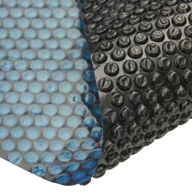 Vidaxl Pool Foil Solar Floating 300x200 cm PE noir et bleu