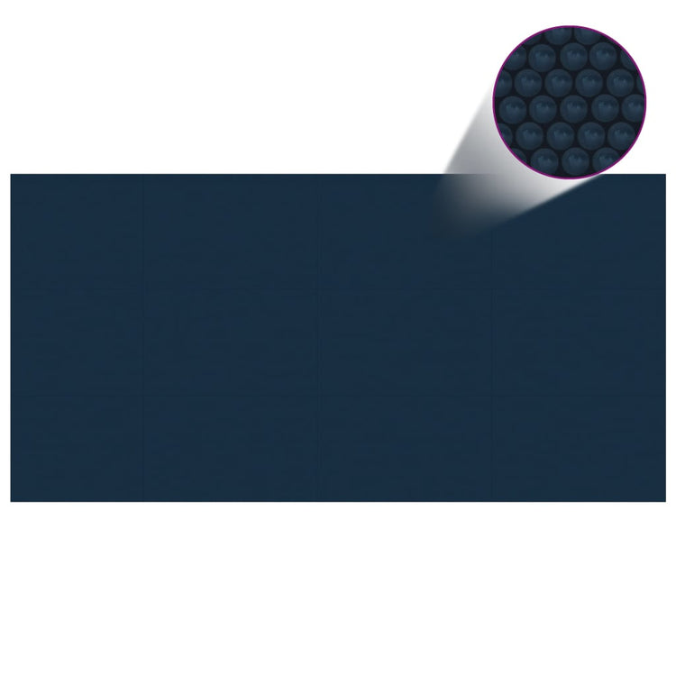 Vidaxl Pool Foil solaire flottant 975x488 cm PE noir et bleu