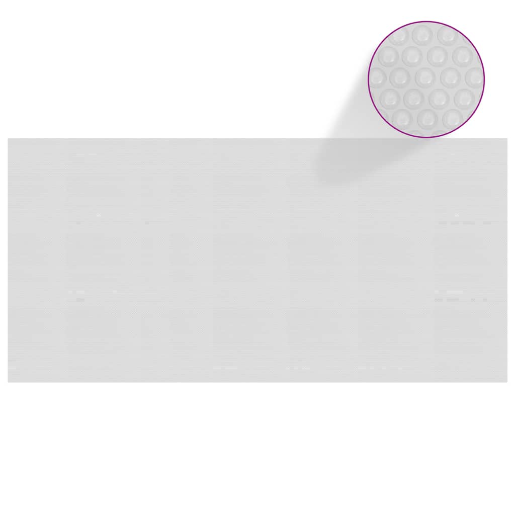 Vidaxl Pool Foil Solar Floating 450x220 cm PE Gray