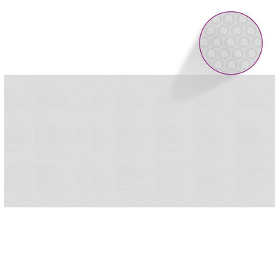 Vidaxl Pool Foil Solar Floating 450x220 cm PE Gray