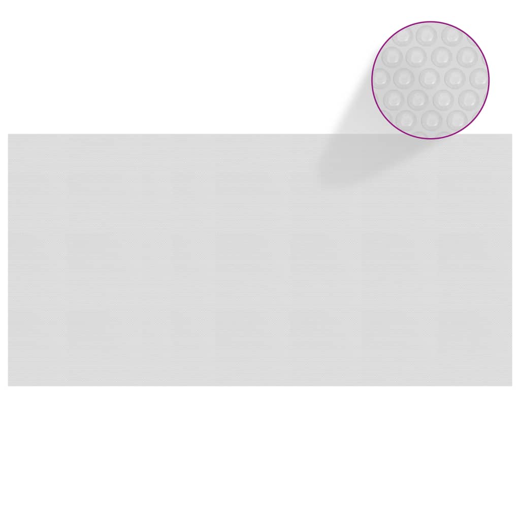 Vidaxl Pool Foil Solar Floating 732x366 cm PE Gray