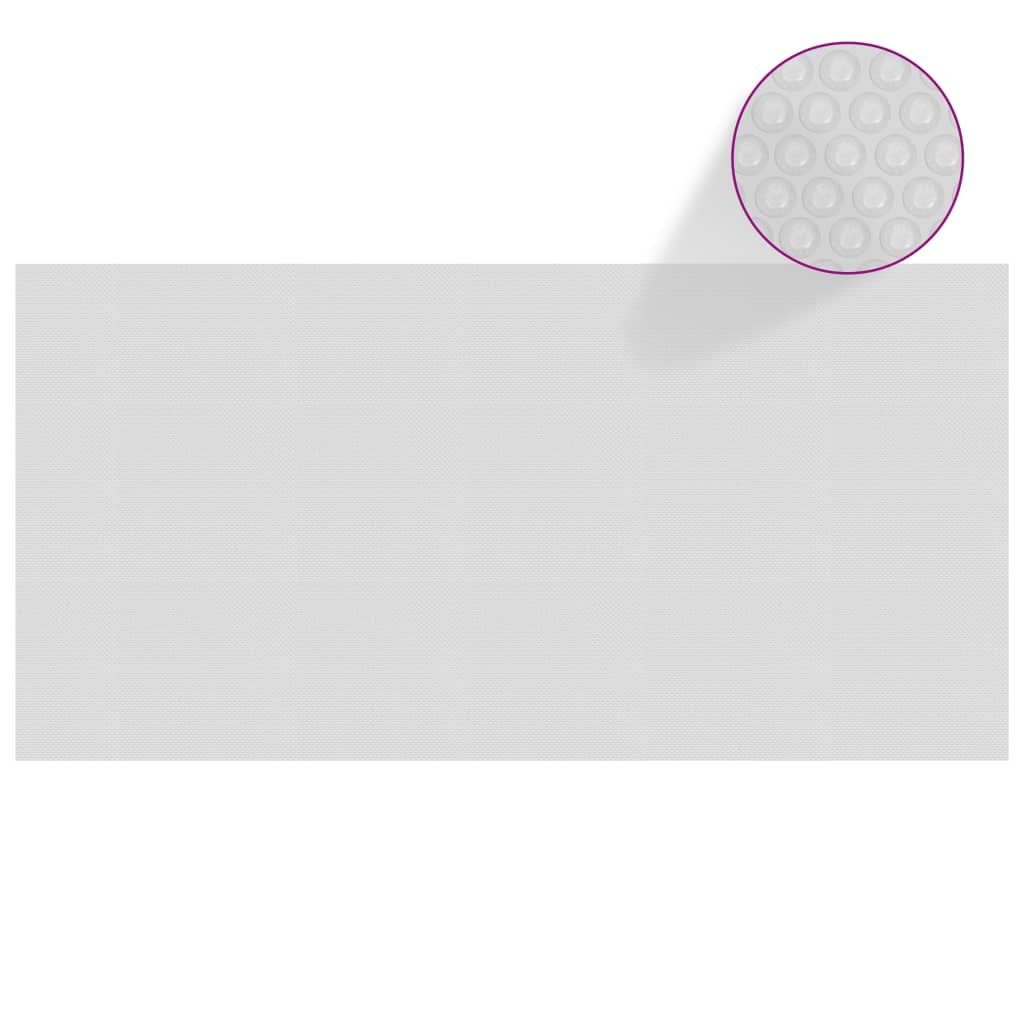 Vidaxl Pool Foil Solar Floating 400x200 cm PE Gray