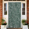 Vidaxl Fly Curtain 90x220 cm Genille vert et blanc