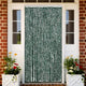 Vidaxl Fly Curtain 100x220 cm CHENILLE vert et blanc