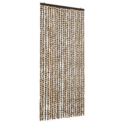 Vidaxl Fly Curtain 90x220 cm CHENILLE BEIGE ET BRORN