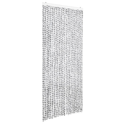 Vidaxl Fly rideau 100x220 cm CHENILLE LUMILES GREN DROY
