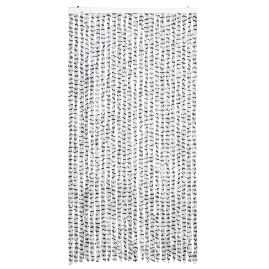 Vidaxl Fly rideau 100x220 cm CHENILLE LUMILES GREN DROY