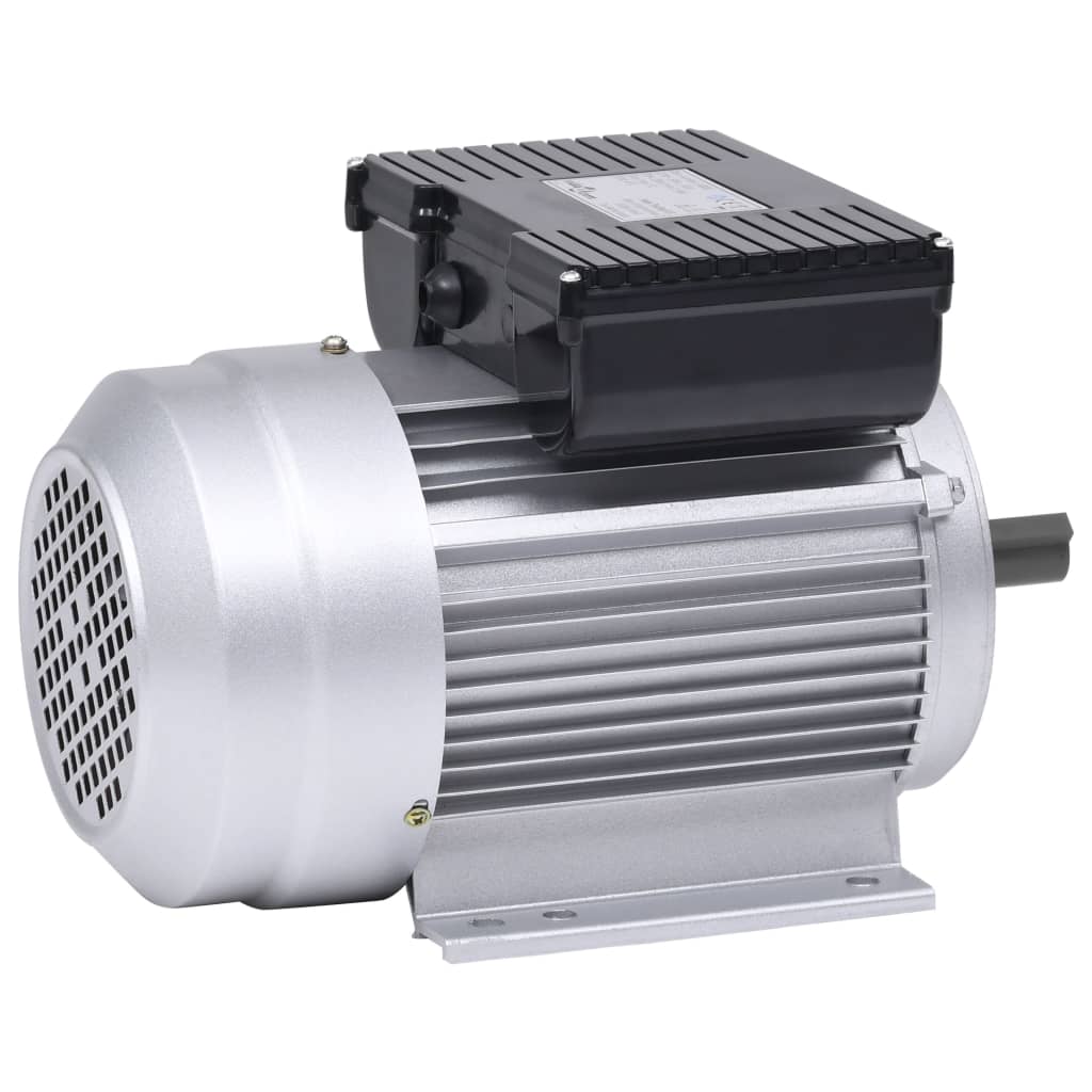 Vidaxl Motor électrique 1 phase 1,5 kW 2 kp 2 poolig 2800 tr / min aluminium