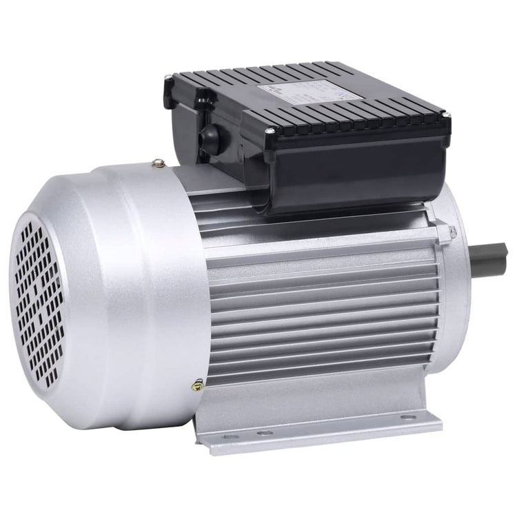 Vidaxl Motor électrique 1 phase 1,5 kW 2 kp 2 poolig 2800 tr / min aluminium
