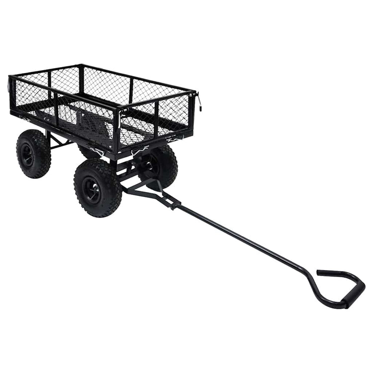 Chariot de jardin VidaXL 250 kg noir