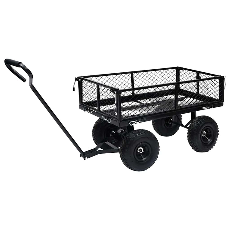 Chariot de jardin VidaXL 250 kg noir