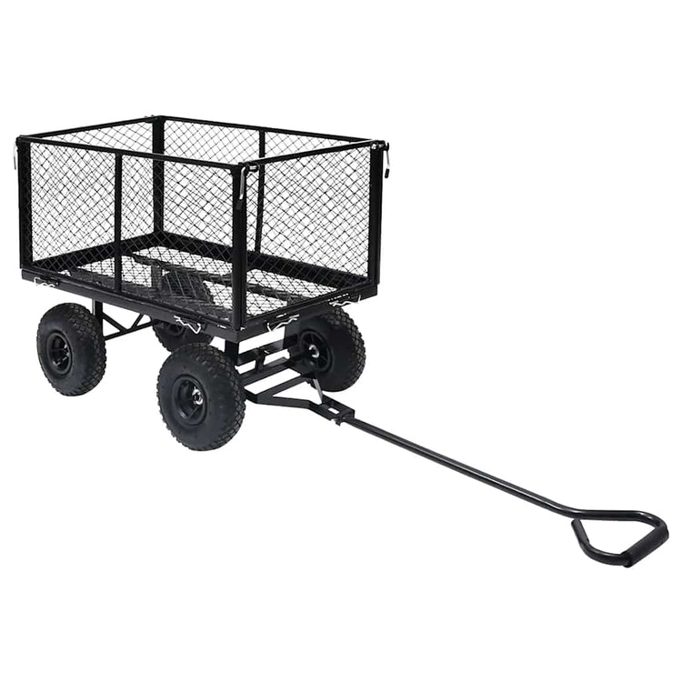 Chariot de jardin VidaXL 350 kg noir