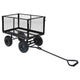 Chariot de jardin VidaXL 350 kg noir