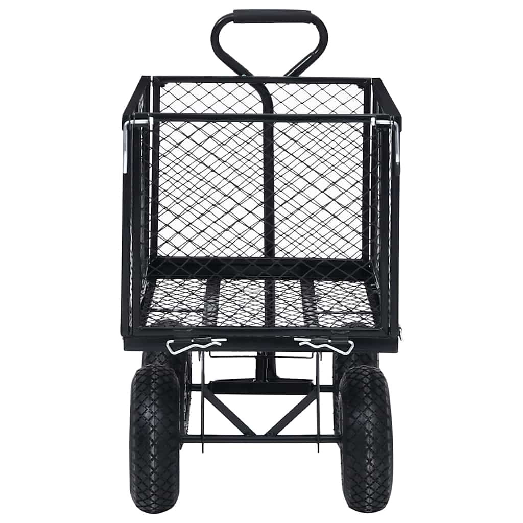 Chariot de jardin VidaXL 350 kg noir