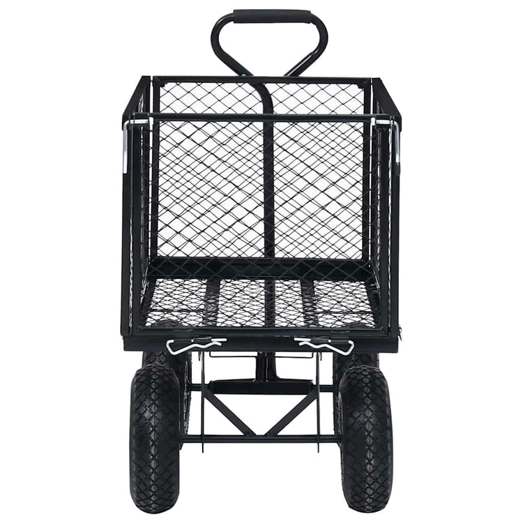 Chariot de jardin VidaXL 350 kg noir