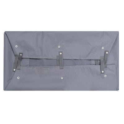 Vidaxl Voyage de 81x41x21 cm tissu gris foncé