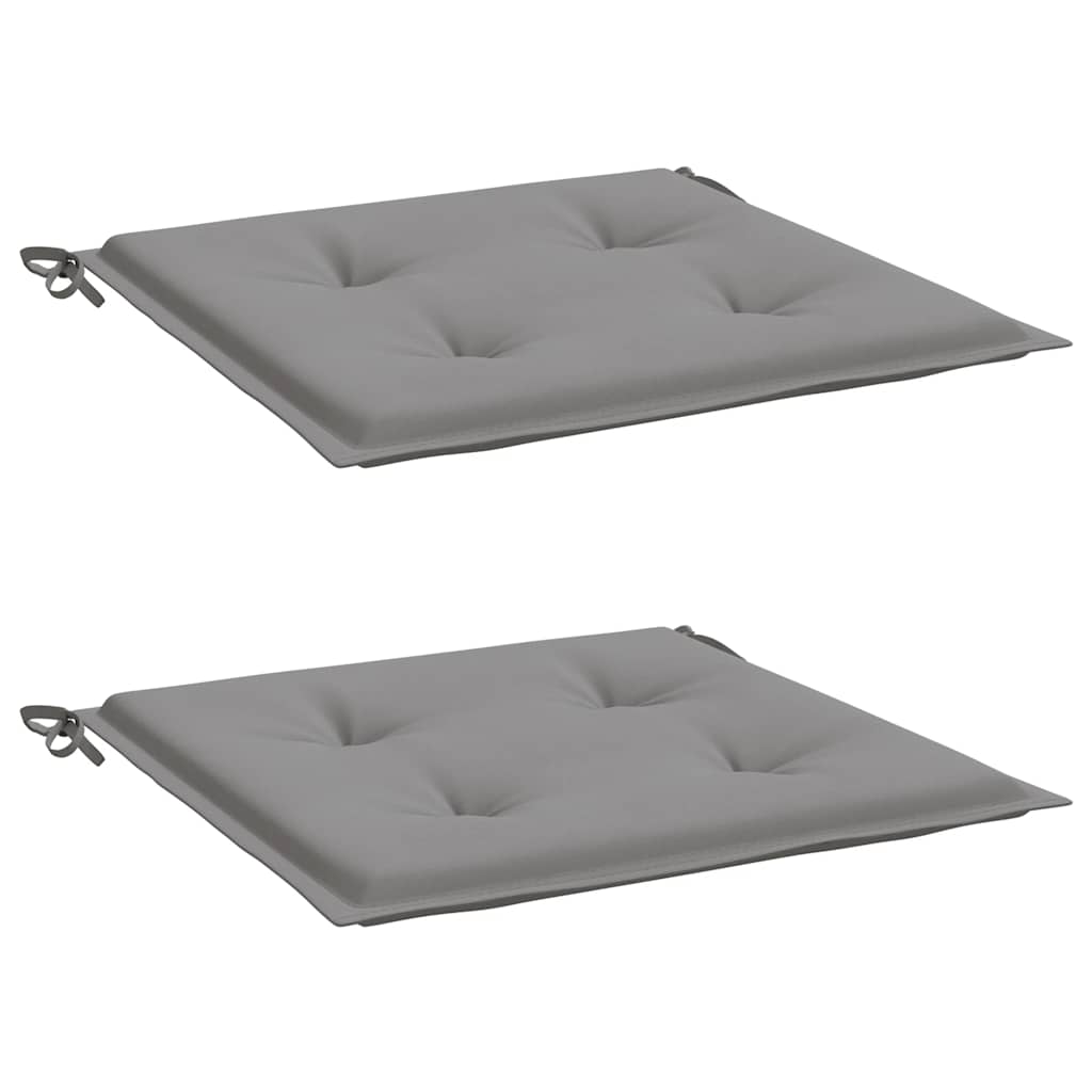 Vidaxl Garden Chair Cushions 2 ST 40X40X3 CM Oxford Fabric Gray