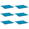 Vidaxx coussins de chaise de jardin 6 pcs 40x40x4 cm tissu oxford bleu