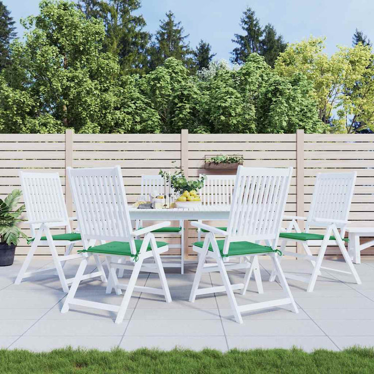 Vidaxl Garden Chair Cushions 6 ST 40X40X3 CM Oxford Fabric vert