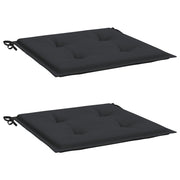 Vidaxl Garden Chair Cushions 2 ST 40X40X3 CM OXFORD TAST NOIR - afbeelding 3