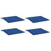 Coussins de chaise de jardin vidaxl 4 pcs 40x40x3 cm oxford tissu royal bleu - afbeelding 3