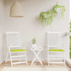 VidaXL coussins de chaise de jardin 2 pcs 40x40x4 cm tissu oxford vert vif