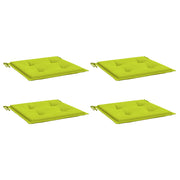 Coussins de chaise de jardin vidaxl 4 pcs 40x40x3 cm tissu oxford vert brillant - afbeelding 3