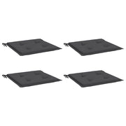 Coussins de chaise de jardin vidaxl 4 ST 50x50x3 cm Oxford tissu anthracite -colored - afbeelding 3