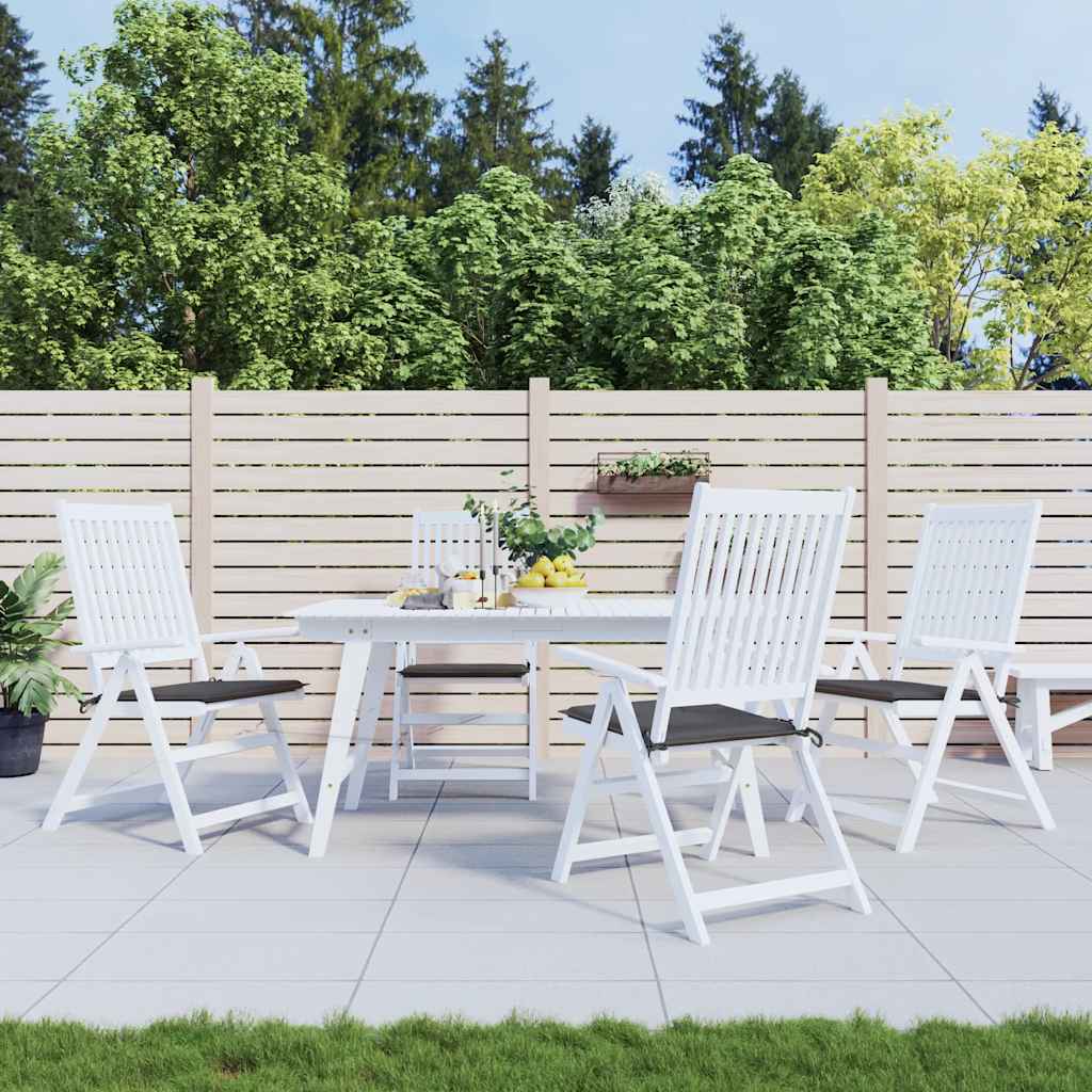 Coussins de chaise de jardin vidaxl 4 ST 50x50x3 cm Oxford tissu anthracite -colored