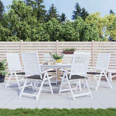 Coussins de chaise de jardin vidaxl 6 ST 50x50x3 cm Oxford tissu anthracite -colored