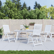 Coussins de chaise de jardin vidaxl 4 st 50x50x3 cm oxford tissu gris - afbeelding 1