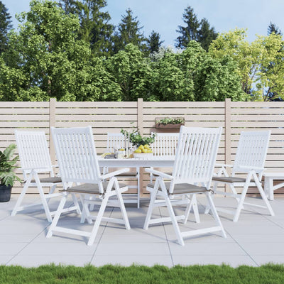 Vidaxx coussins de chaise de jardin 6 pcs 50x50x4 cm tissu oxford gris