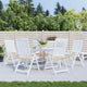 Coussins de chaise de jardin vidaxl 6 st 50x50x3 cm oxford tissu beige